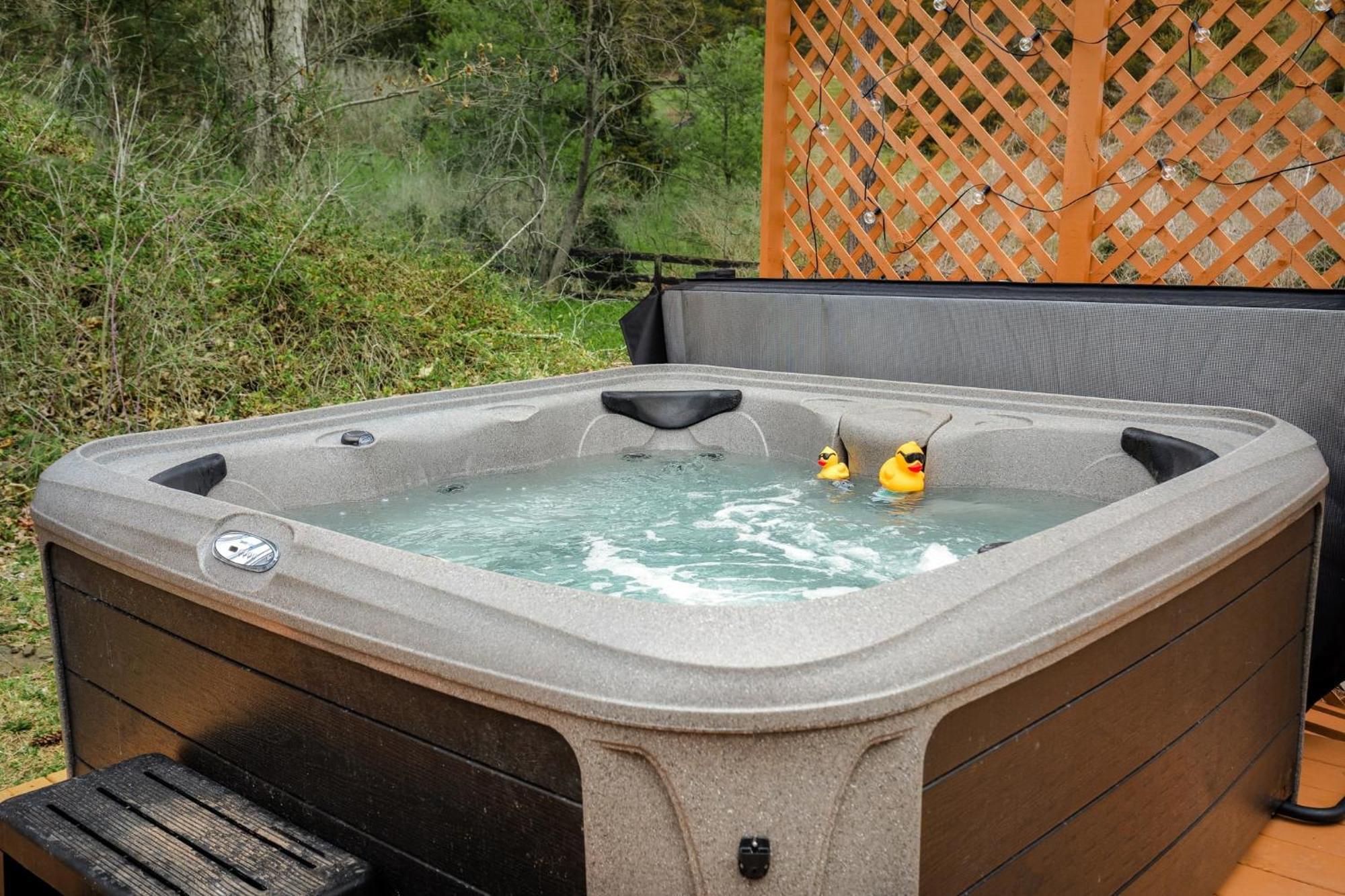 Creekside Cabin W Hot Tub, Fire Pit, Grill, Wifi! Basye Exterior foto